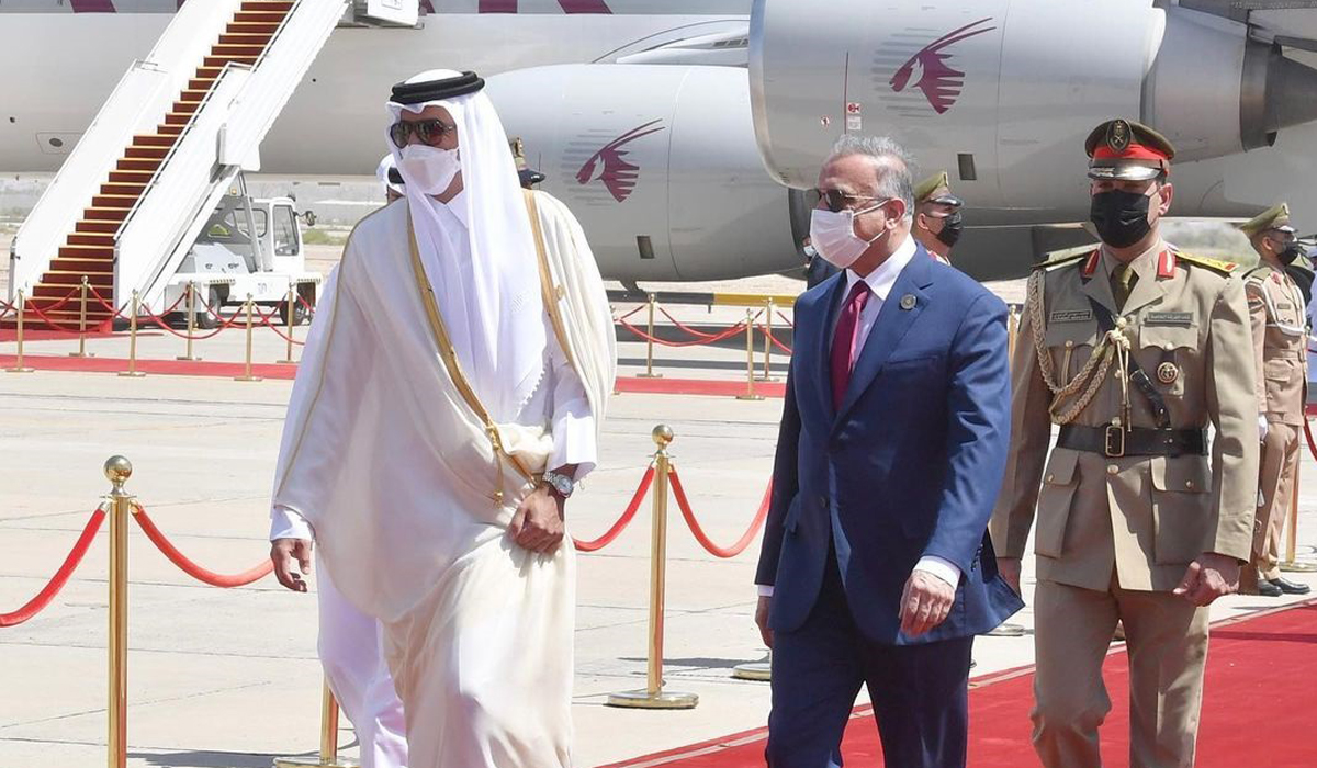 Amir arrives in Baghdad